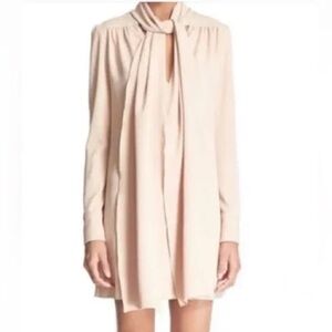 See By Chloe Cream Long Sleeve Dress